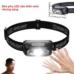 Đèn Pin LED Đeo Tai 2026 Sạc Lại Được Chống Nước Dùng Cho Các Hoạt Động Ngoài Trời - Câu Cá Đi Bộ Đường Dài Chạy Bộ Đạp Xe