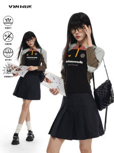 Vin Muk Quick Dry Shirt Womens Sportive Bicycle Riding Half Zipper Trendy Design Top Fashionable Summer T-shirt Short Length