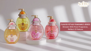 Softto Flower Extract Petal Fragrance Shower Gel (Rose + Collagen)