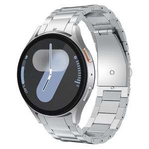 ไม่มีช่องว่างสายโลหะสำหรับ Samsung Galaxy Watch 7 44 40mm/6 4 CLASSIC 46 42mm/Galaxy Watch 5 Pro 45mm