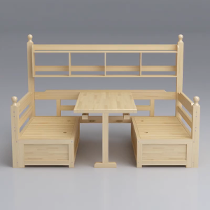 Solid wood sofa bed all-in-one dual-use living room small household foldable multifunctional combination household with desk storage