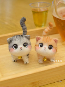 Bộ Đồ Chơi Mèo Bằng Vải Nỉ DIY Thủ Công Dễ Thương Mô Phỏng Vật Nuôi Thú Cưng Quà Tặng Sáng Tạo Vật Dụng Thủ Công