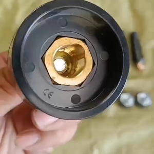 Universal Welding Connector Socket For Heavy Duty Machines Strong Copper Core