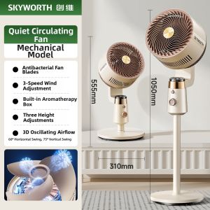 SKYWORTH | Mosquito Repelling Silent Strong Wind Dual-Use Fan