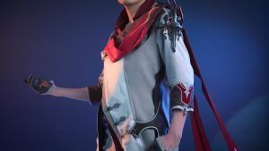 Cosplay Genshin Impact Tartaglia Costume Grey Jacket Outfit Uniform Headwear Gloves Eleven Fatui Harbingers Men Women