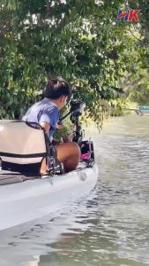 มอเตอร์ไกด์ Motor guide HK 40lbs มอเตอร์ติดท้ายเรือ รับประกันศูนย์ไทย ใช้กับเรือได้ทุกประเภท