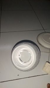 Lampu Gantung Warna Unggu Elegan