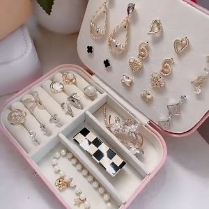 Large Portable Jewelry Storage Box Jewellry Organizer Accessories Organizer Jewelry Storage Earring Organizer Travel Box