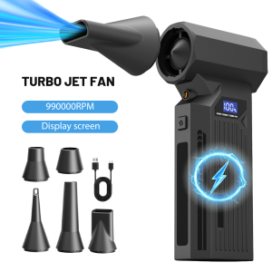 Z2 Turbofan High Power 990000RPM Jet Fan Brushless Motor Variable Speed Dust Blower Cleaning Tool Air Duster Air Blower Handheld