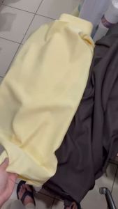 ( per 1 roll ) kain twill high twist INTERCOOLER seragam satpam security krem cream coklat kopi lebar 150 cm isi 27 meter bahan setelan baju kemeja hem atasan celana rok bawahan PDH PDL dinas