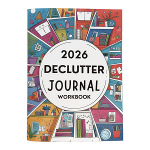 Declutter Journal Workbook for Home Organization Efficient Storage Solution with Tracking Sheets Professional Organizing Planner