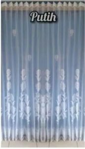 vitrase warna motif matahari/tulip vitrase tiray tirai