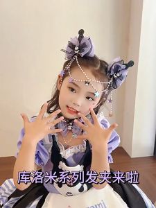 [NHIỀU MẪU] Phụ kiện Kuromi Melody Cinnamoroll cho bé Kẹp tóc Kuromi Túi đeo chéo Kuromi cho bé