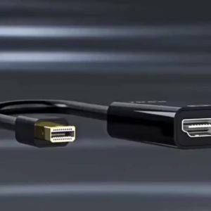4K Mini DisplayPort to HDMI-compatible Adapter Male Mini DP to Female HDMI-Compatible Cable Converter Compatible with MacBook Ai