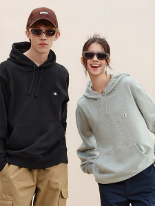 Champion | Hooded Autumn New Embroidered Classic Simple Solid Color Top