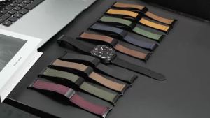 Leather Silicone Watch Band for Samsung Galaxy Watch 7 Ultra 47mm Magnetic Watchband for Samsung Galaxy Ultra 47mm Watch Straps