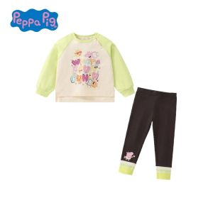 Peppa Pig | Bộ Đồ Thể Thao Mới Thời Trang Cho Trẻ Em vào Mùa Xuân
