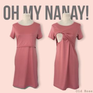 OH MY NANAY - Basic Maternity and Nursing Breastfeeding Dress w/ SIZES