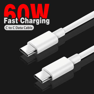 Cáp Sạc Siêu Nhanh PD 60W 3A Type C 1m/1.5m/2m USB C Sang USB C Cho iPhone Huawei Samsung Xiaomi - Cáp Dữ Liệu & Sạc