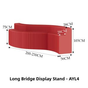 SHIBAZHI | Red Folding Office Trade Show Display Stand