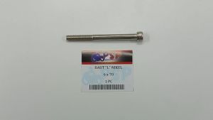 Baut "L" Nikel 6 x 70 Harga Per 1 Biji (PSP) Baud "10 Kunci L 5 Drat 6 mm Panjang 70 mm