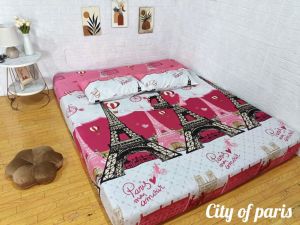 Seprai Double Uk 140*200 labubu anak dewasa spiderman hellokitty bunga lengkap