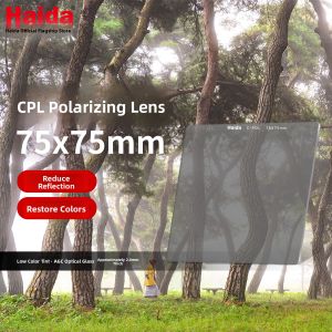 Haida | Haida CPL Polarizing Filter 75x75mm Square Lens Filter For Mirrorless Cameras Compatible With Canon Nikon Sony And Other Brands