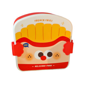 Cute Large Capacity Divided Lunch Box for Office Workers And Students Children Fruit Snack Container PP Material Lunch Box
