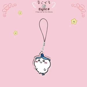 Double-Sided Acrylic Mobile Phone Chain Rope Chiikawa Small Eight Uzaki Cute Delicate Pendant Lovely Digital Accessories