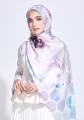 Deana Fleur Satin Shawl - Long Shawl / Muslimah Shawl / Tudung Panjang / Muslimah Scarves / Satin Shawl / Long Hijab / Rectangle Shawl. 