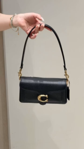 Women Genuine Cowhide Leather Small Flap Crossbody Bag Detachable Adjustable Strap Shoulder Sling Handbag Gold Hardware