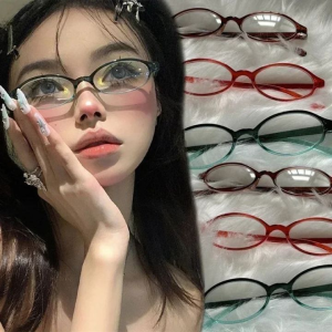 🔥Spicy Girl Retro Optical Glasses Japanese Style Comics Cat Eye Glasses Niche Eyeglasses Women LovelylifeFu👍