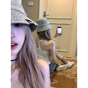 Áo Thun Nữ Thas9i Angel Paper Thin round Neck Loose Top Micro See-through Vest Comfortable Polyester Cotton Blend Summer T-shirt