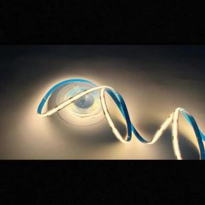 COB LED Light Strip Waterproof Flexible LED Tape with Button Switch for Room TV Mirror Backlight Cabinet Adhesive Light
