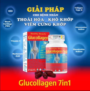 Viên Uống Hỗ Trợ Giảm Đau Do Viêm Khớp Thoái Hóa Khớp Cột Sống HB GLUCOLLAGEN 7 in 1