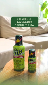 PAU Liniment 60ml with Psicapmo Extract Masahe Oil Pain Relief