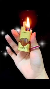 BẬT LỬA XĂNG LỘ THIÊN HÌNH TRÁI TIM Z828 KIM LOẠI