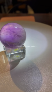 💜 玻利维亚仙润紫水晶球 Natural Bolivian Amethyst Sphere ✨ 31mm|Natural Amethyst 适合放在书桌、办公桌或喜欢的小角落, 当作日常收藏,也很有感觉。