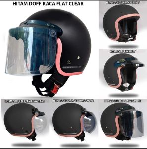 Helm Bogo Wanita Dewasa Bogo SOLID HIJAB FULL Leher SNI berkualitas