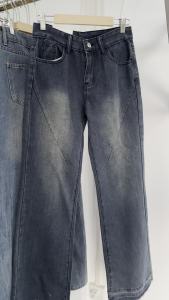 Vintage Pants Wanita Celana Jeans Panjang Wanita Celana Denim Cewek OOTE