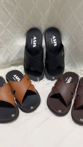 𝐚𝐬𝐢𝐬𝟏 KL05 COD New Arrival ASIS marikina Synthetic Leather Mens Casual Slipper Sandal X-strap