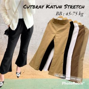 CELANA CUTBRAY SOFT KATUN TWILL MELAR PINGGANG KARET