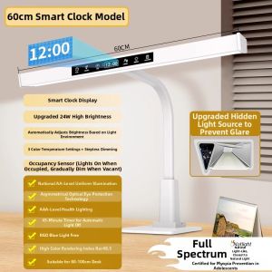 LIDING | Full Spectrum Desk Lamp for Study and Reading Clamping Design