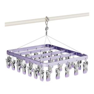 Aluminum Alloy Clothes Drying Rack Multi-clamp Balcony Socks Underwear Special-purpose Drying Frame Home Multi-function