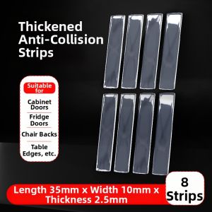 3M | Silicone Clear Thickening Bumper Anti-collision Door Knob Sticker