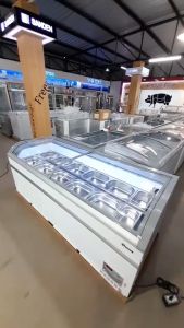 ตู้แช่เนื้อ FCG-700 + อุปกรณ์สำหรับแช่เนื้อ ½ = 10 ถาด ถาด ¼ = 2 ถาด ยี่ห้อ FRESHER