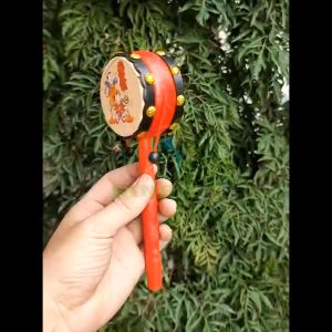 Đồ chơi trống lắc cầm tay cho bé mẫu trò chơi dân gian truyền thống- Binbibo