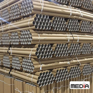 Ống Tube Giấy Lỗ 51mm (2 inch) Tặng Kèm 2 Nắp Ống Lõi Các Tông Giấy Để Bảng Vẽ Tranh Decal Ống Giấy Tube Dài 23-35-45-62-86cm