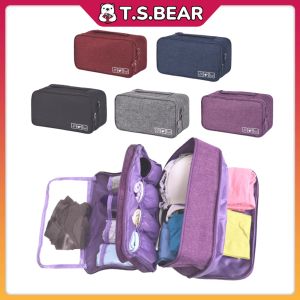 Travel Bra Organizer Bag Portable Socks Underwear Lingerie Storage Bag Cosmetics Travel Pouch Bra Toiletries Bag T02