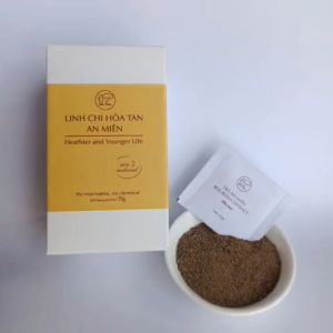 Trà Nấm Linh Chi Đất Thép Hòa Tan An Miên (3 loại: 8 gói - 15 gói - 30 gói) - Cải thiện giấc ngủ - Tăng sức đề kháng - Hàng chính hãng